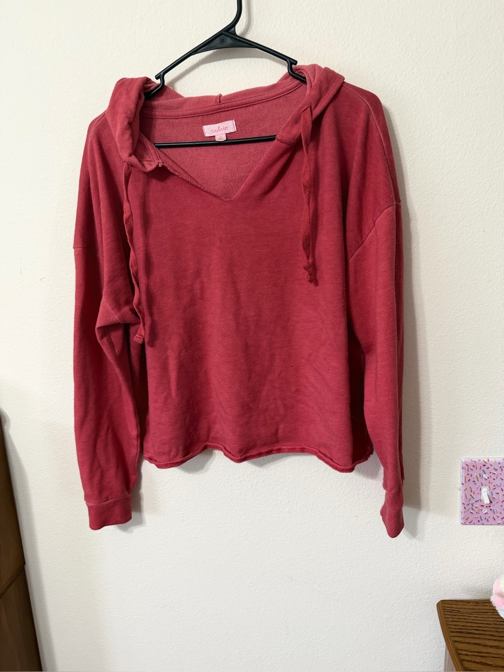 Colsie Distressed hoodie size M